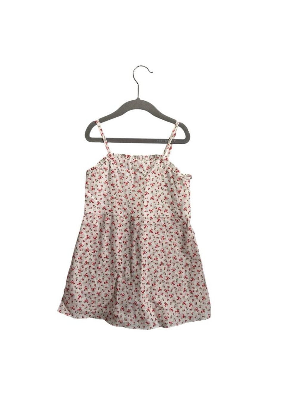 Zara Girls Size 7 Summer Strap Mini Skort Dress Built-in Short Floral Design